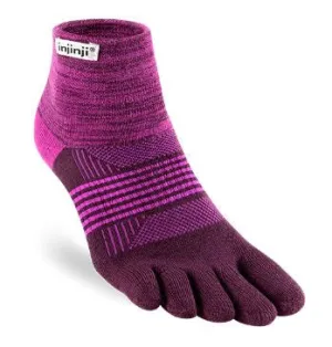 Injinji Women's Trail 2.0 Sock Midweight Mini Crew