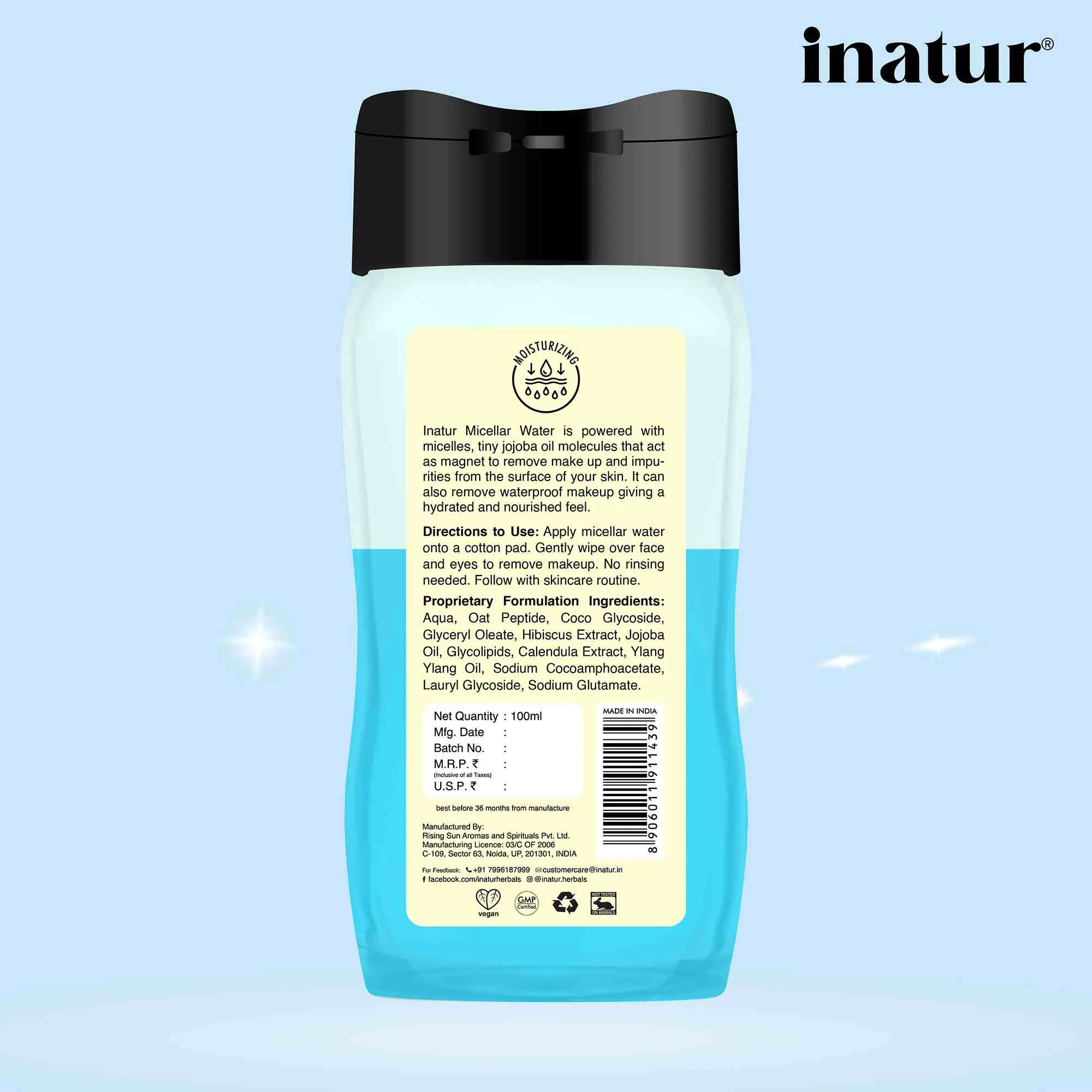 Jojoba Oil Micellar Cleansing Water - 100ml