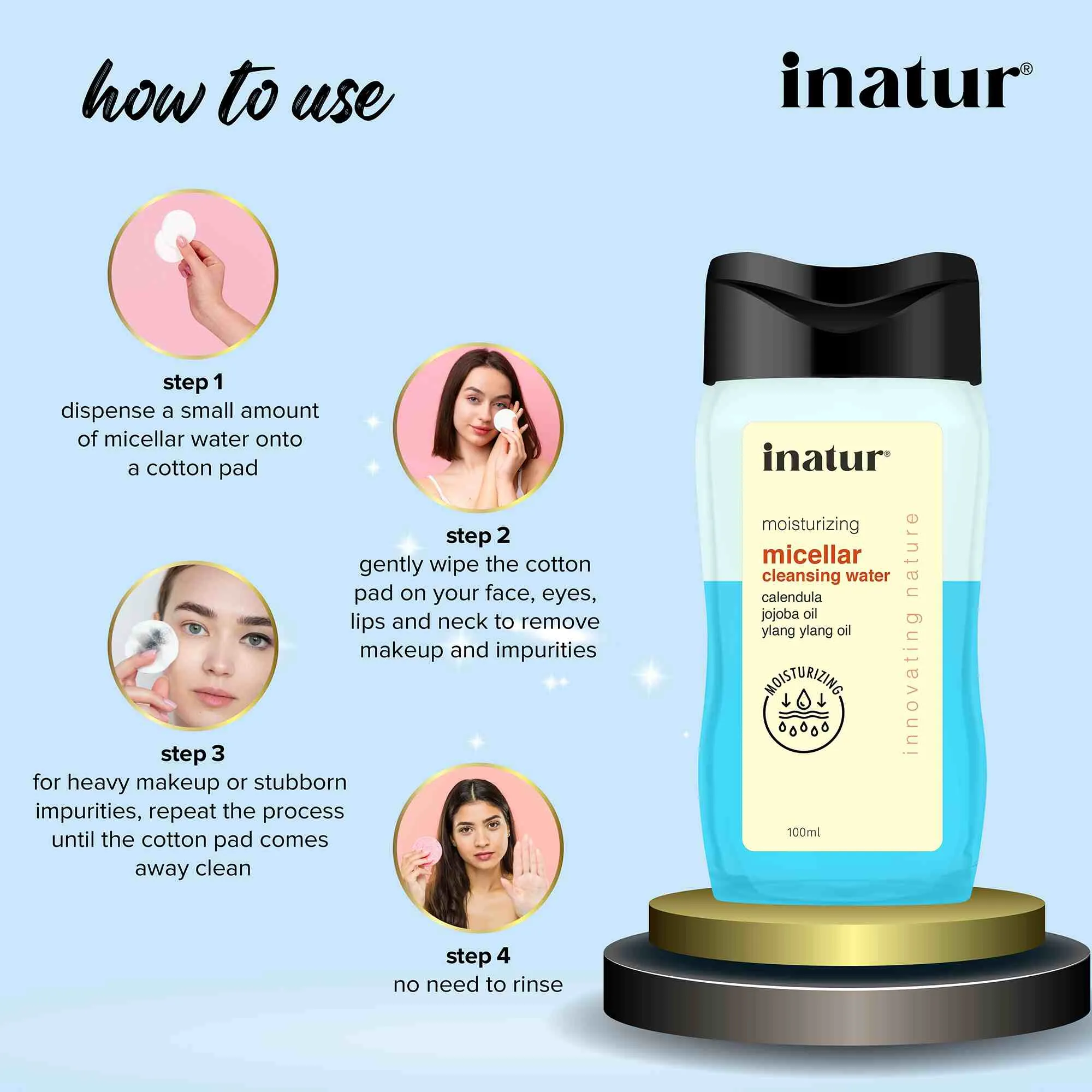 Jojoba Oil Micellar Cleansing Water - 100ml