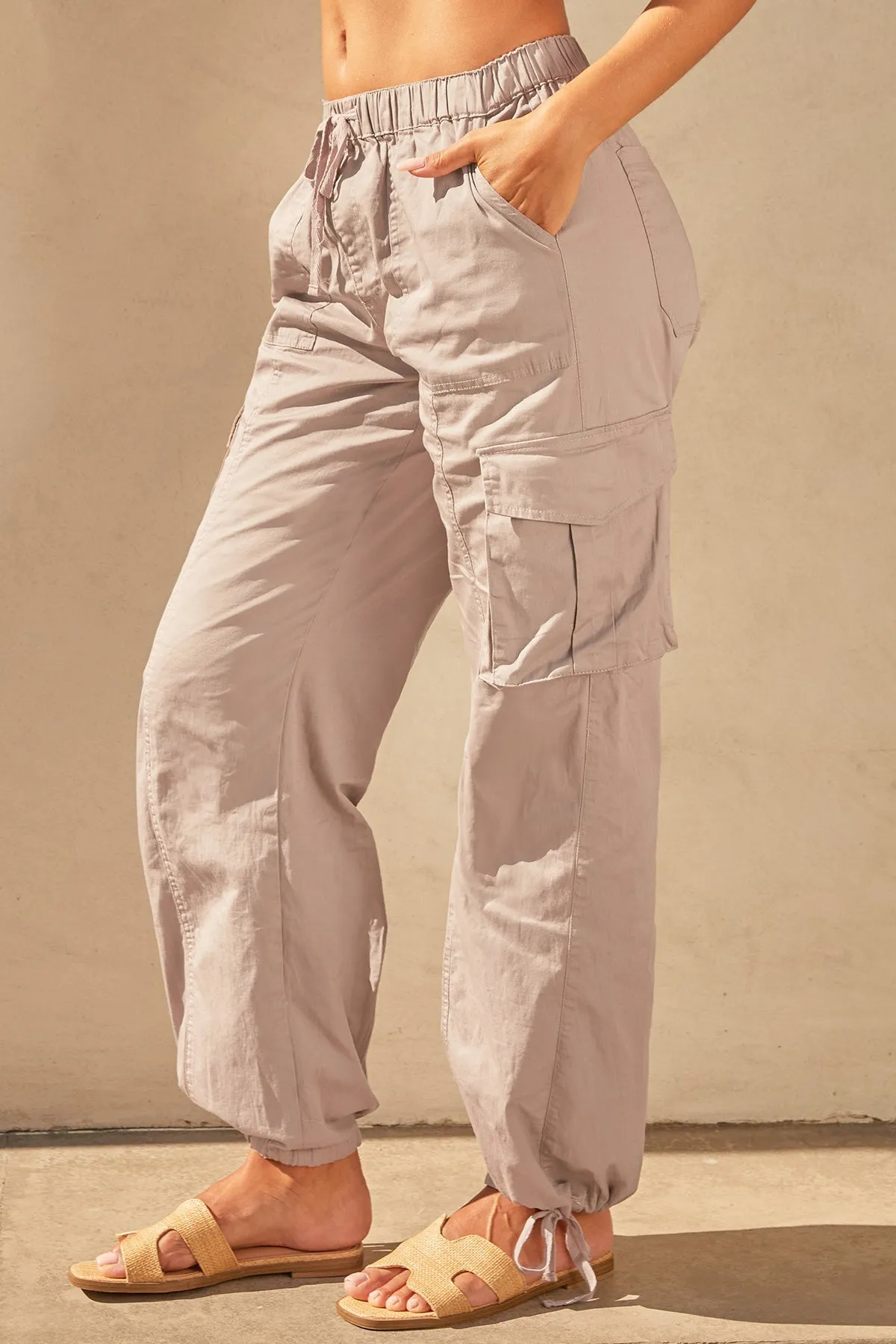 Junior Mid Rise Pull On Cargo Pants, Pack of 6