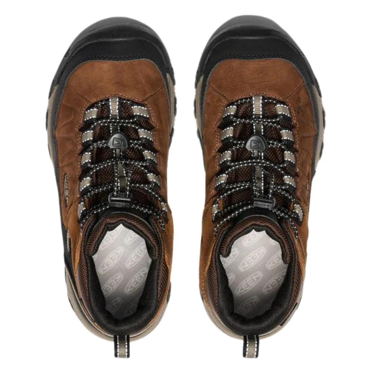 Keen Boy's (Grade School) Targhee IV Mid Waterproof Bison/Brindle
