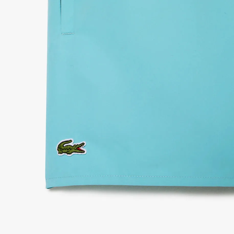 Light Quick-Dry Swim Trunks Turquoise/Green