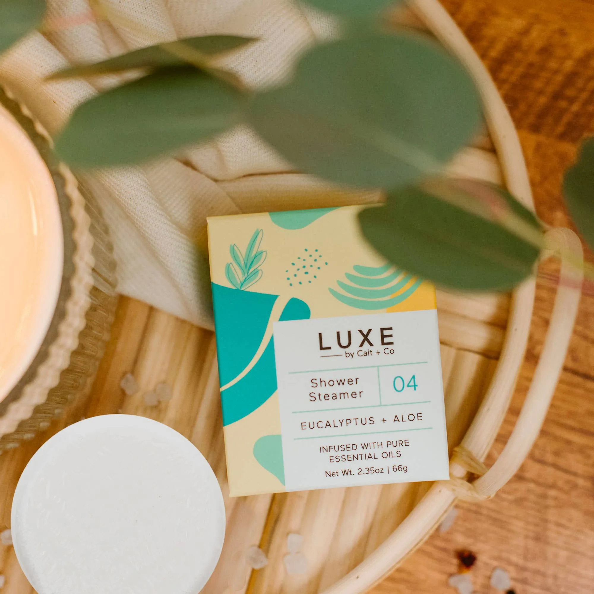 Luxe Eucalyptus   Aloe Shower Steamer