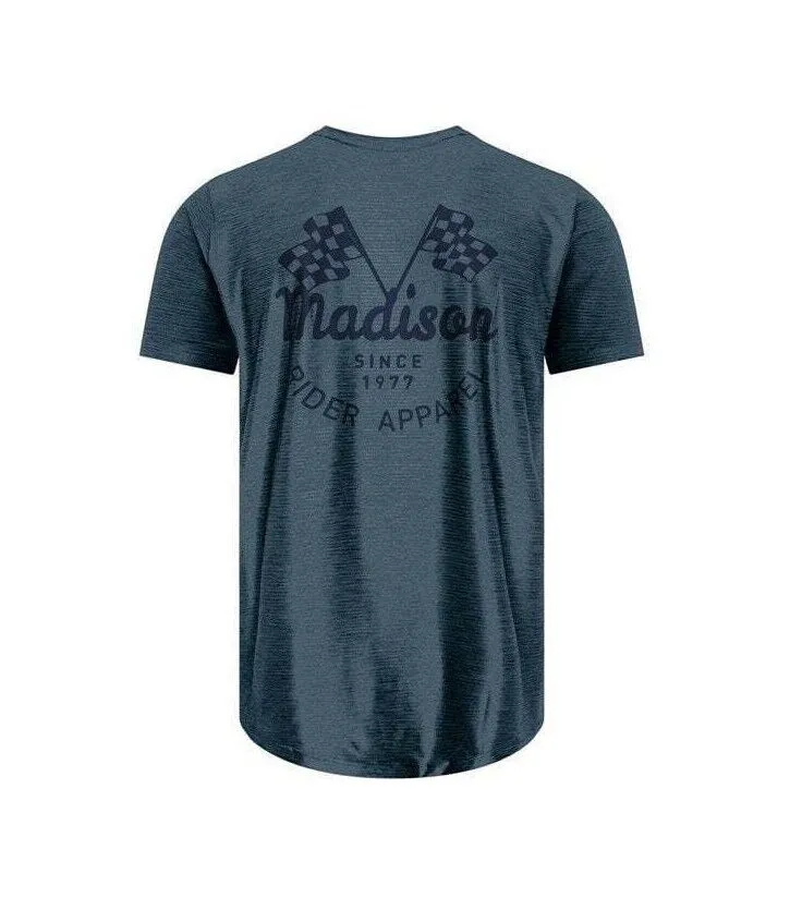 Madison Roam Men's Short Sleeve Cycling Jersey - Maritime Blue