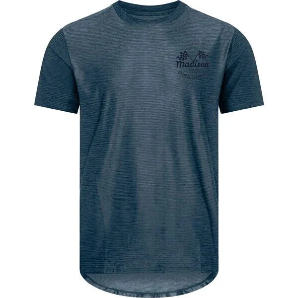 Madison Roam Men's Short Sleeve Cycling Jersey - Maritime Blue