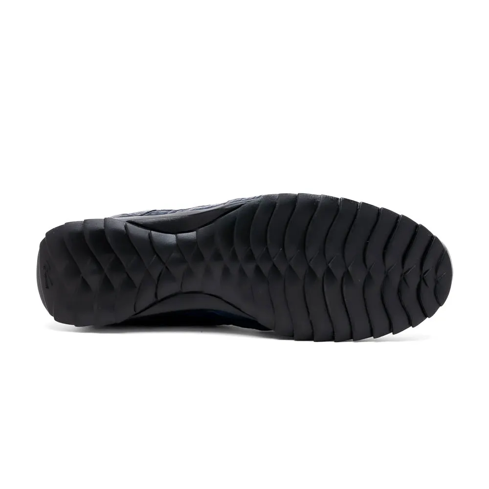 Marco Di Milano Kratos Navy Caiman Crocodile Sneakers
