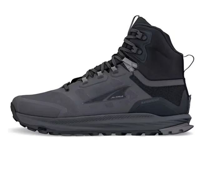 MEN'S ALTRA LONE PEAK 9 WATERPROOF MID | BLACK / GRAY