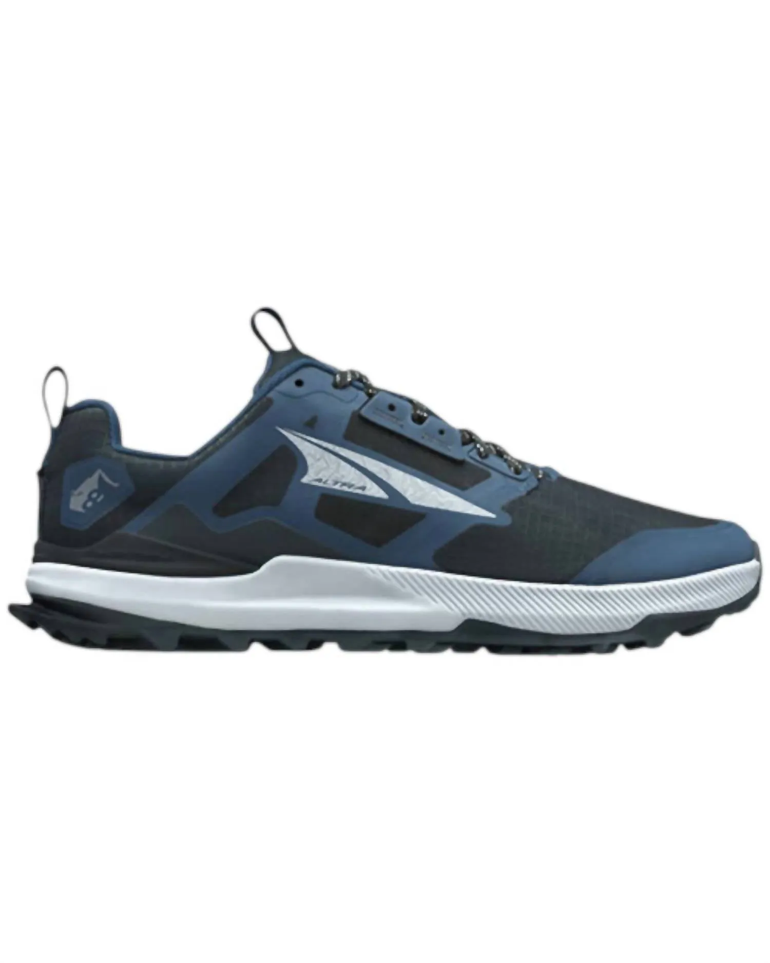 Men's Lone Peak 8 Trail Running Shoes In Navy/black