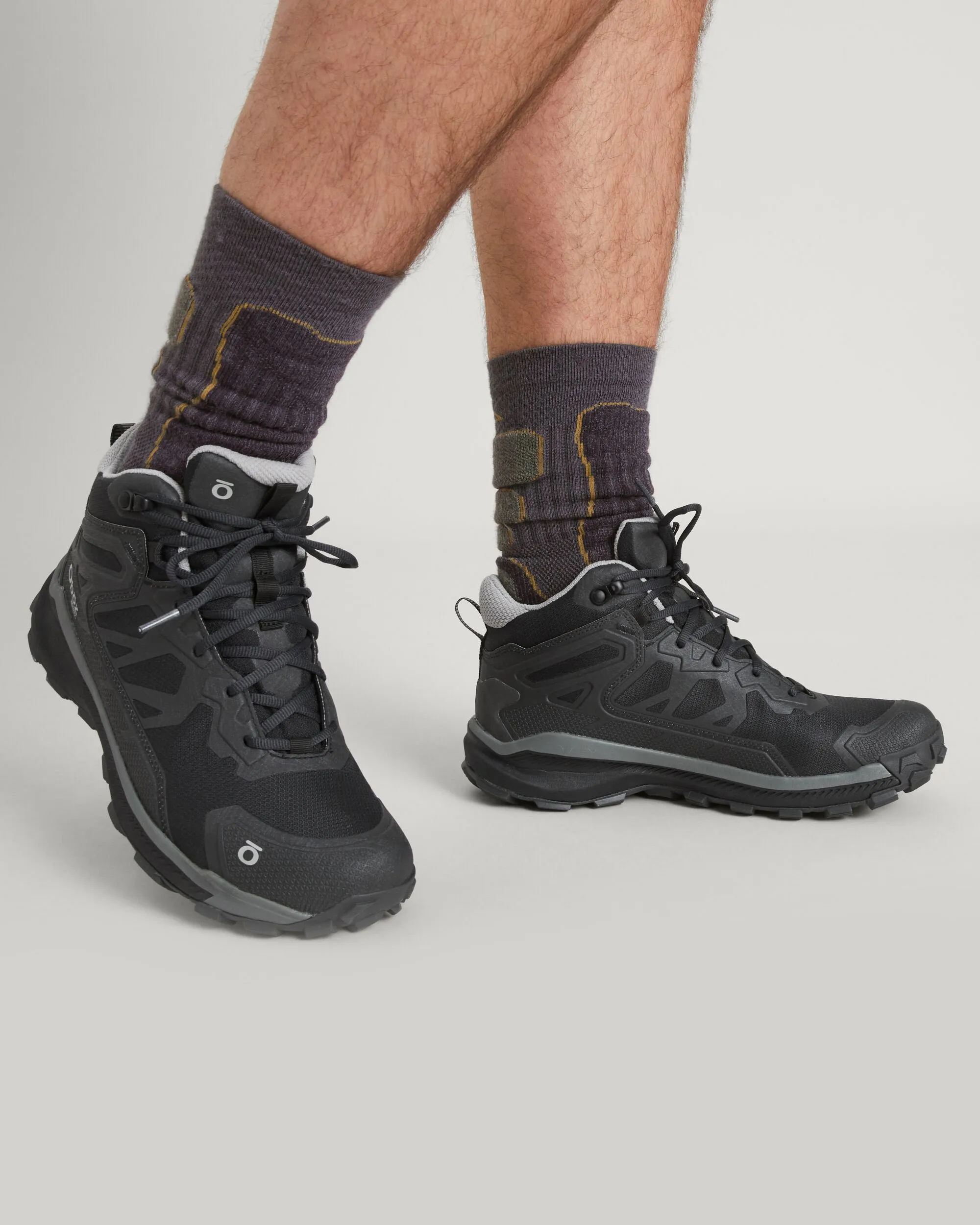 Men's Oboz Katabatic Waterproof Mid Hiking Boots - Black Sea