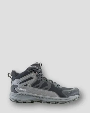 Men's Oboz Katabatic Waterproof Mid Hiking Boots - Charcoal