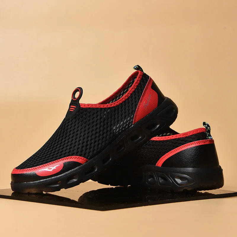 Mesh Breathable Thick Sole Beach Water Shoes