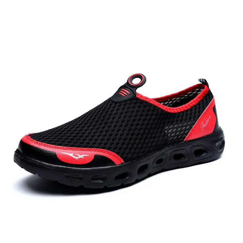 Mesh Breathable Thick Sole Beach Water Shoes