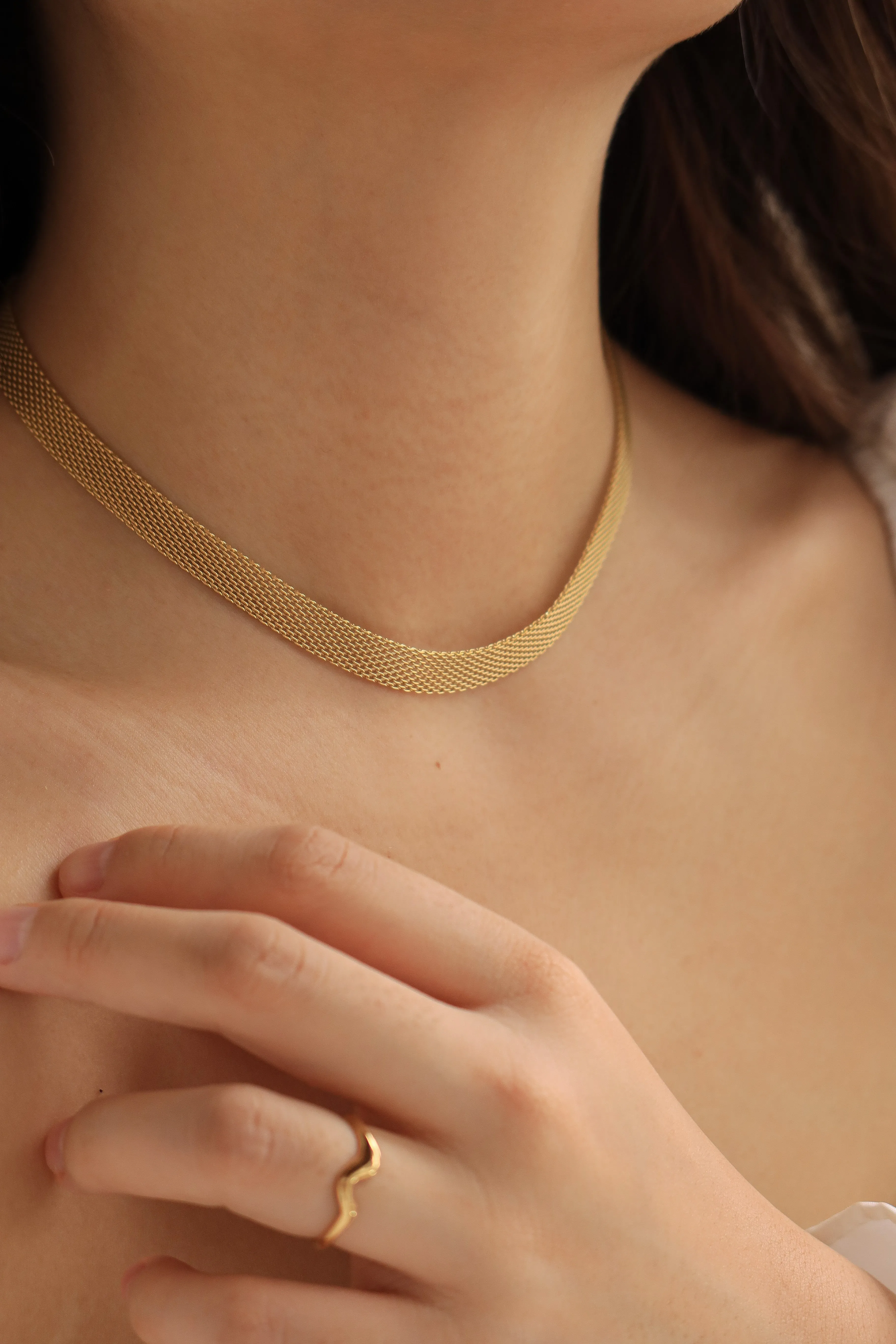 Mesh Choker Necklace