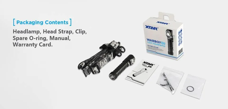 MTB Night Light LED Headtorch - Xtar® Warboy