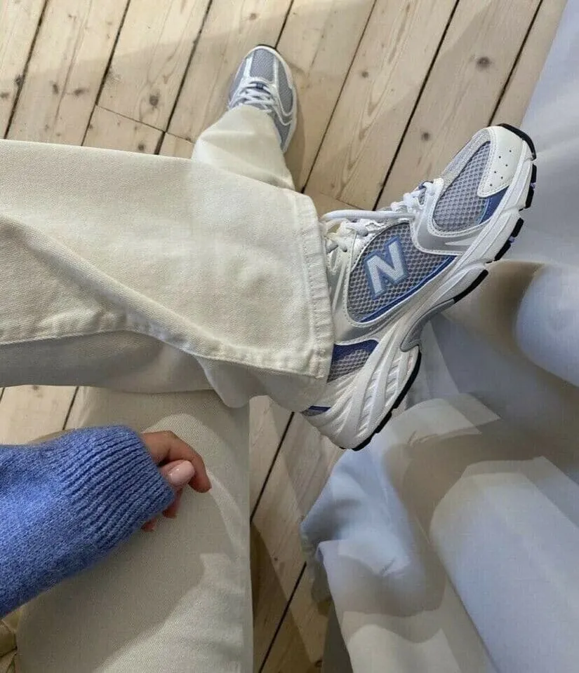 New Balance 530 奶油藍白