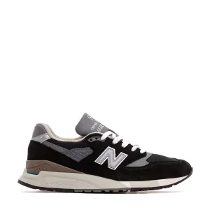 New Balance Unisex 998v1 Black Made In USA U998BL