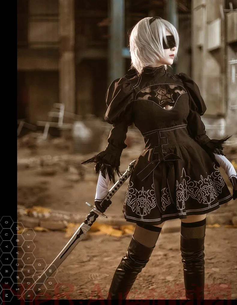 Nier Automata 2B Cosplay Costume SD02256