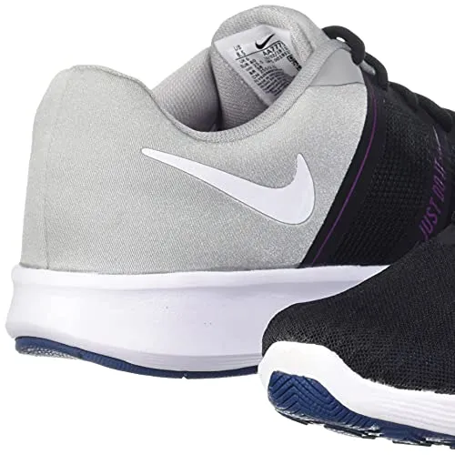 Nike Women's City Trainer 2 Black/White-Lt Smoke Grey-Hyper Violet Training Shoes-7 UK (9 US) (AA7775-004)