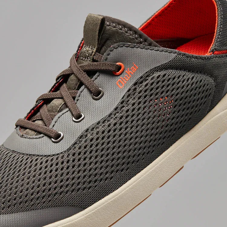 Olukai Men's Moku Pae Breathable Boat Shoes - Island Salt/Koi