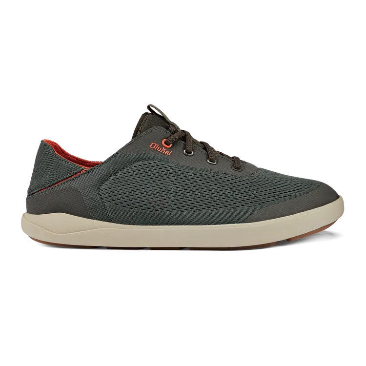 Olukai Men's Moku Pae Breathable Boat Shoes - Island Salt/Koi