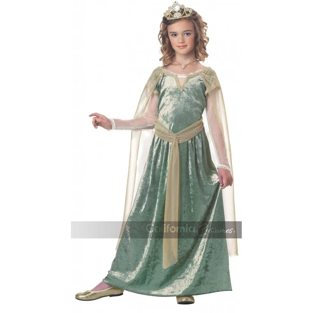 Queen Guinevere Story Book Girls Costume