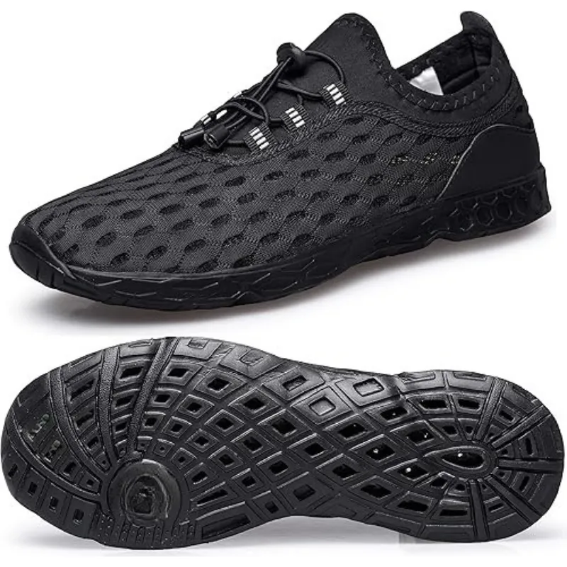 Quick Dry Mesh Shoes With Slip-resistant Sole For Water Use