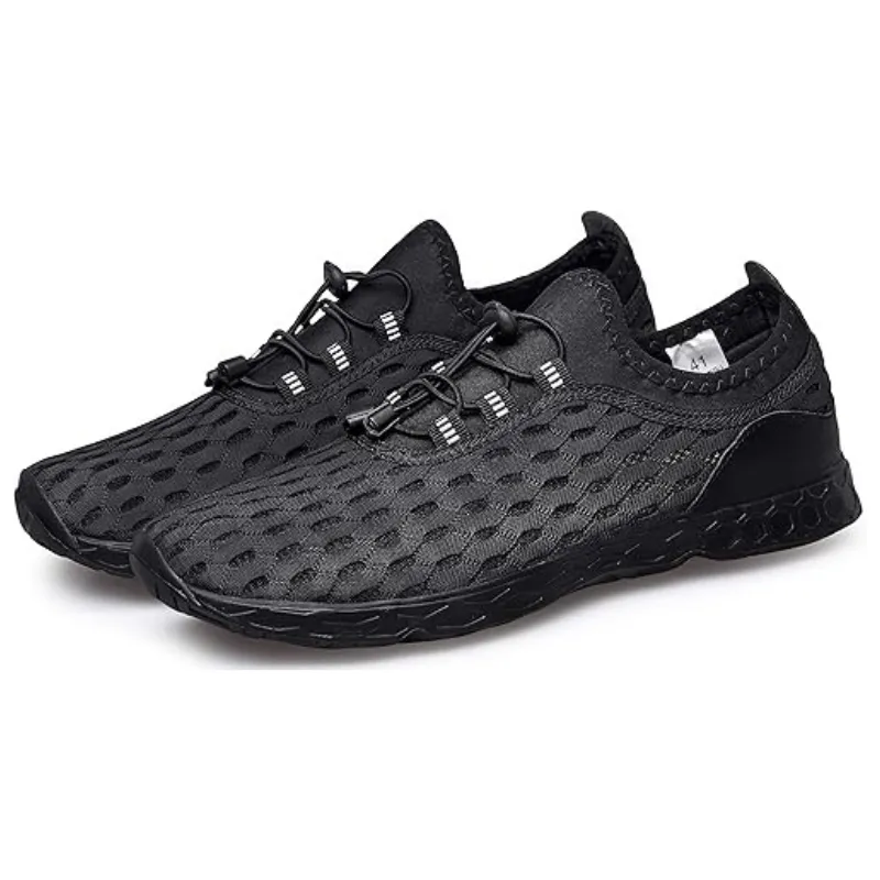 Quick Dry Mesh Shoes With Slip-resistant Sole For Water Use