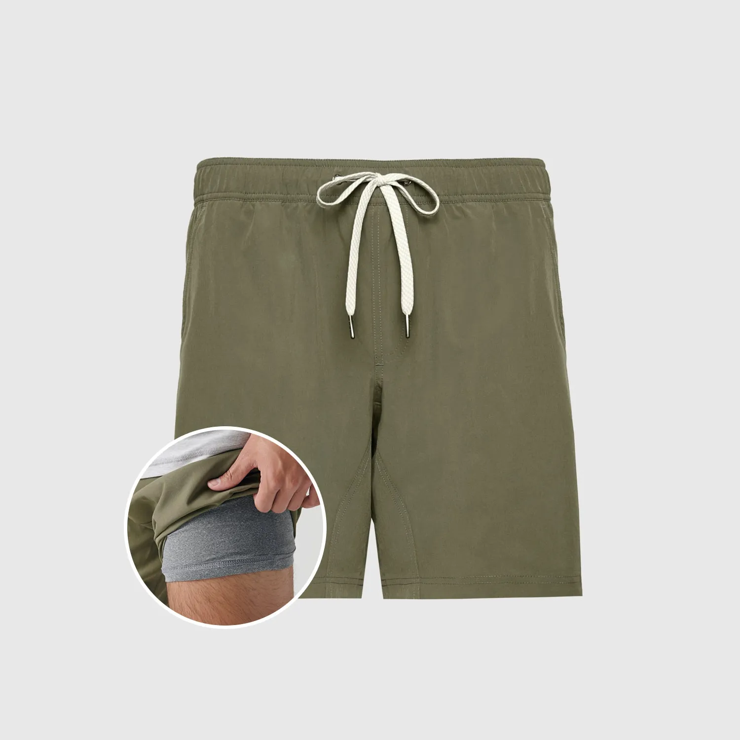 Quick Dry Shorts with Liner