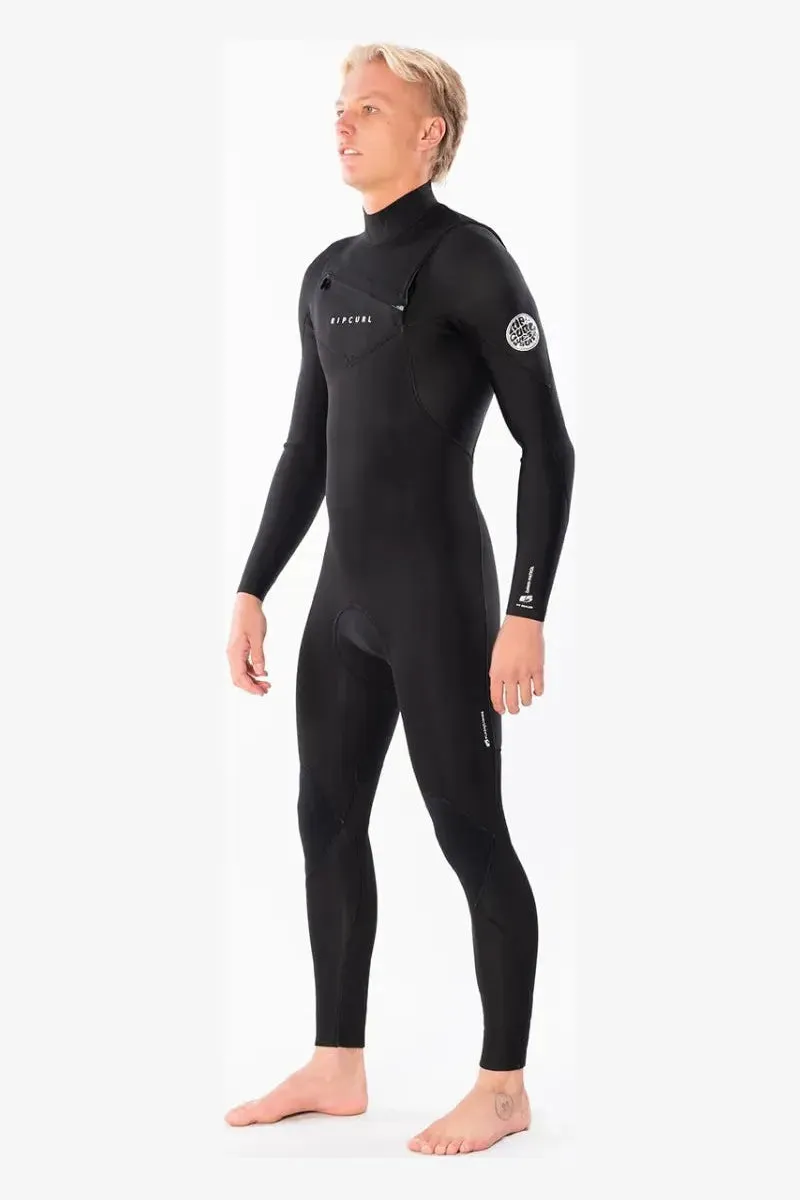 RIP CURL DAWN PATROL CHEST ZIP 32GB STEAMER - BLACK