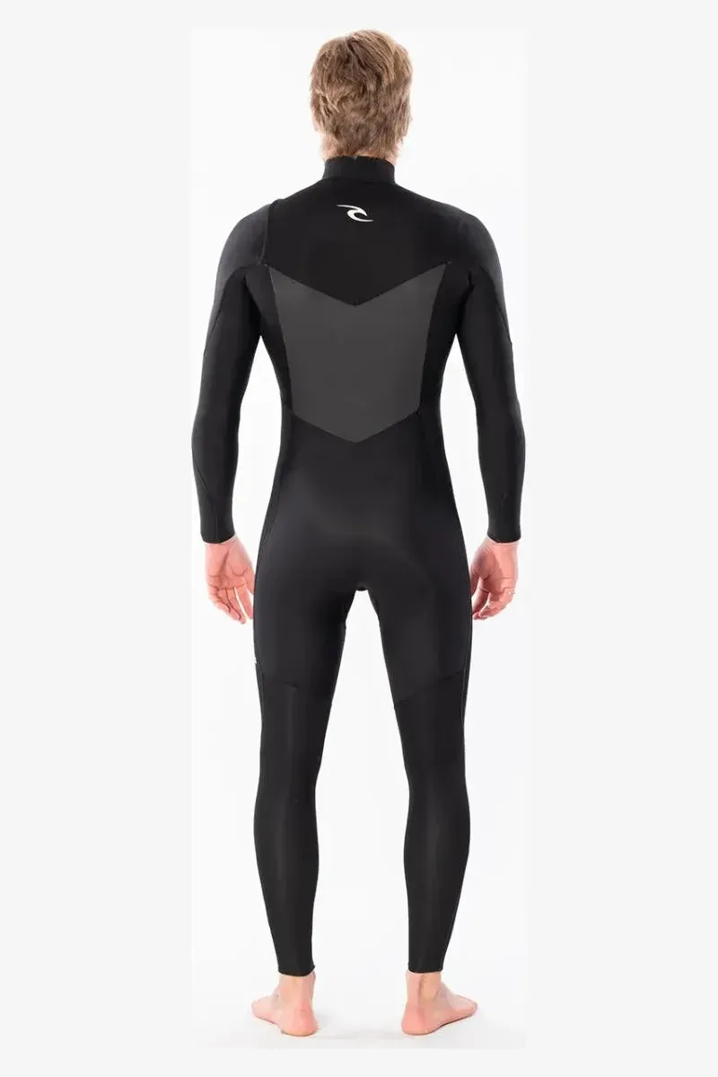 RIP CURL DAWN PATROL CHEST ZIP 32GB STEAMER - BLACK