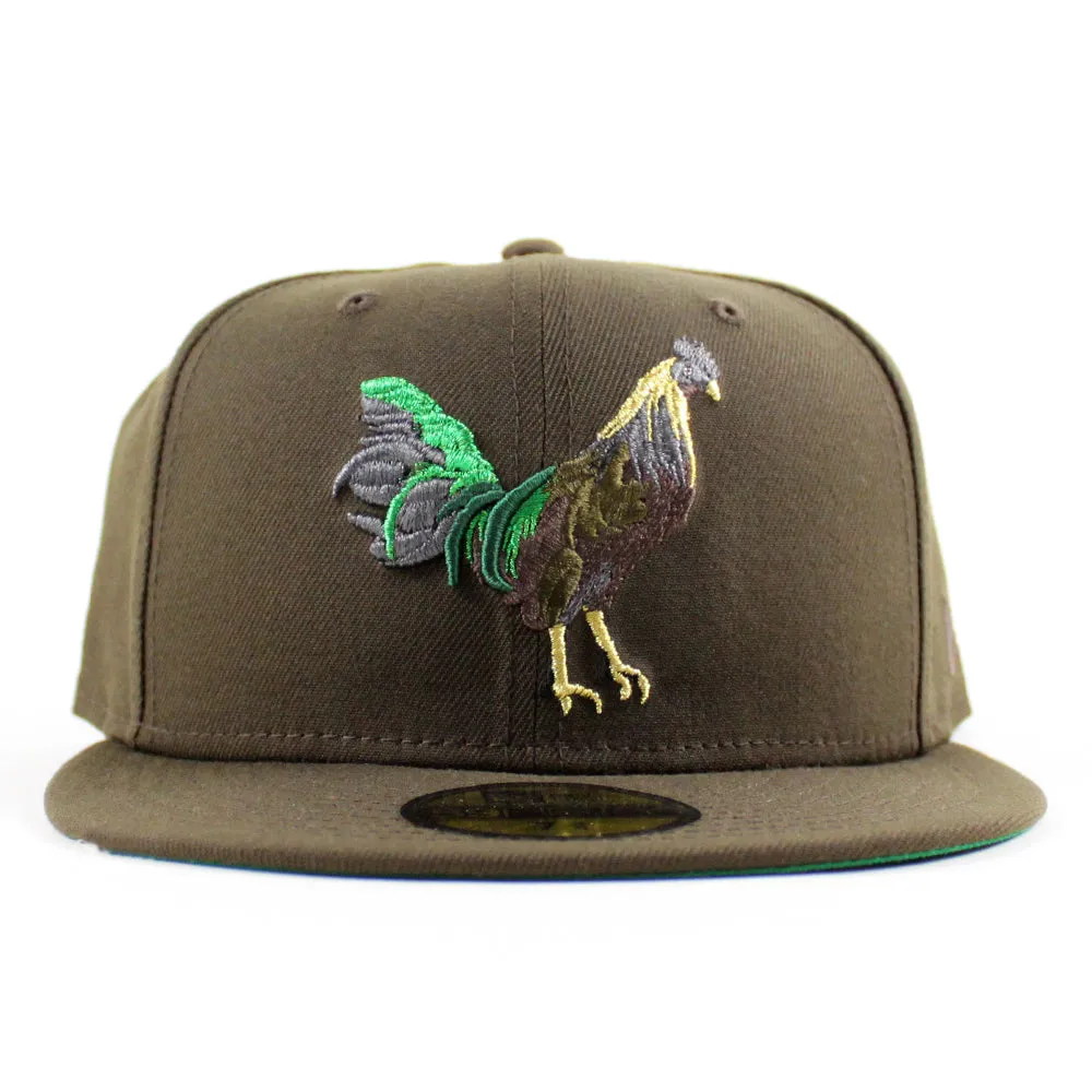 ROOSTER New Era 9Fifty 9Fifty Fitted Hat (Walnut Green Under Brim)