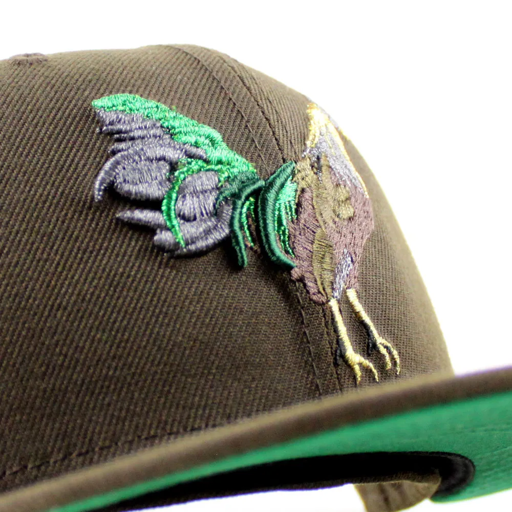 ROOSTER New Era 9Fifty 9Fifty Fitted Hat (Walnut Green Under Brim)