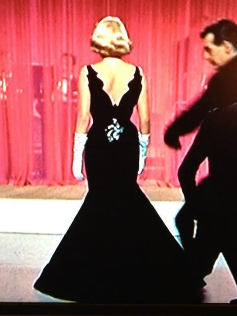 Rosemary Clooney as Betty Haynes Black Velvet Dress Prom Gown from White Christmas