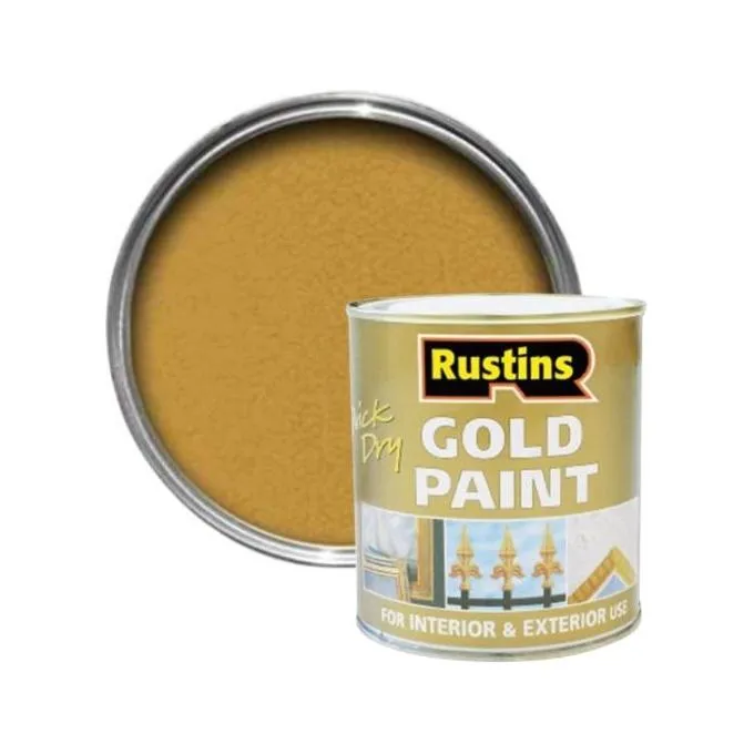 Rustins Quick Dry Gold Paint - 100ml