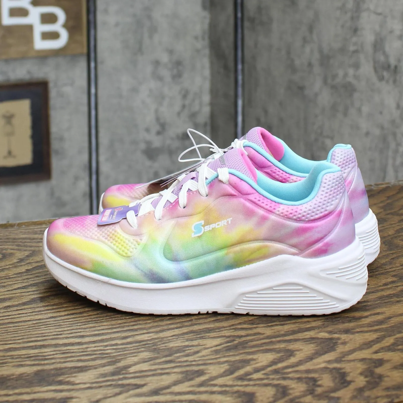 S Sport By Skechers Girls Ilara Tie-Dye Performance Sneakers 85073466