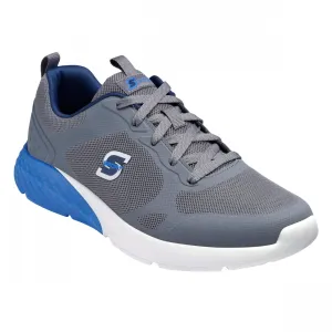 S Sport By Skechers Mens Troy Lace up Sneakers 88421364 Gray / Blue 11.5