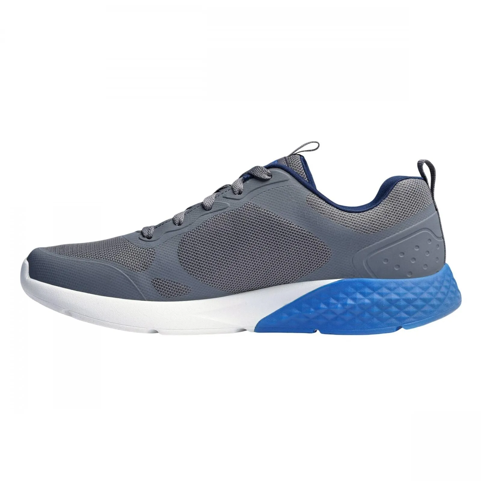 S Sport By Skechers Mens Troy Lace up Sneakers 88421364 Gray / Blue 11.5