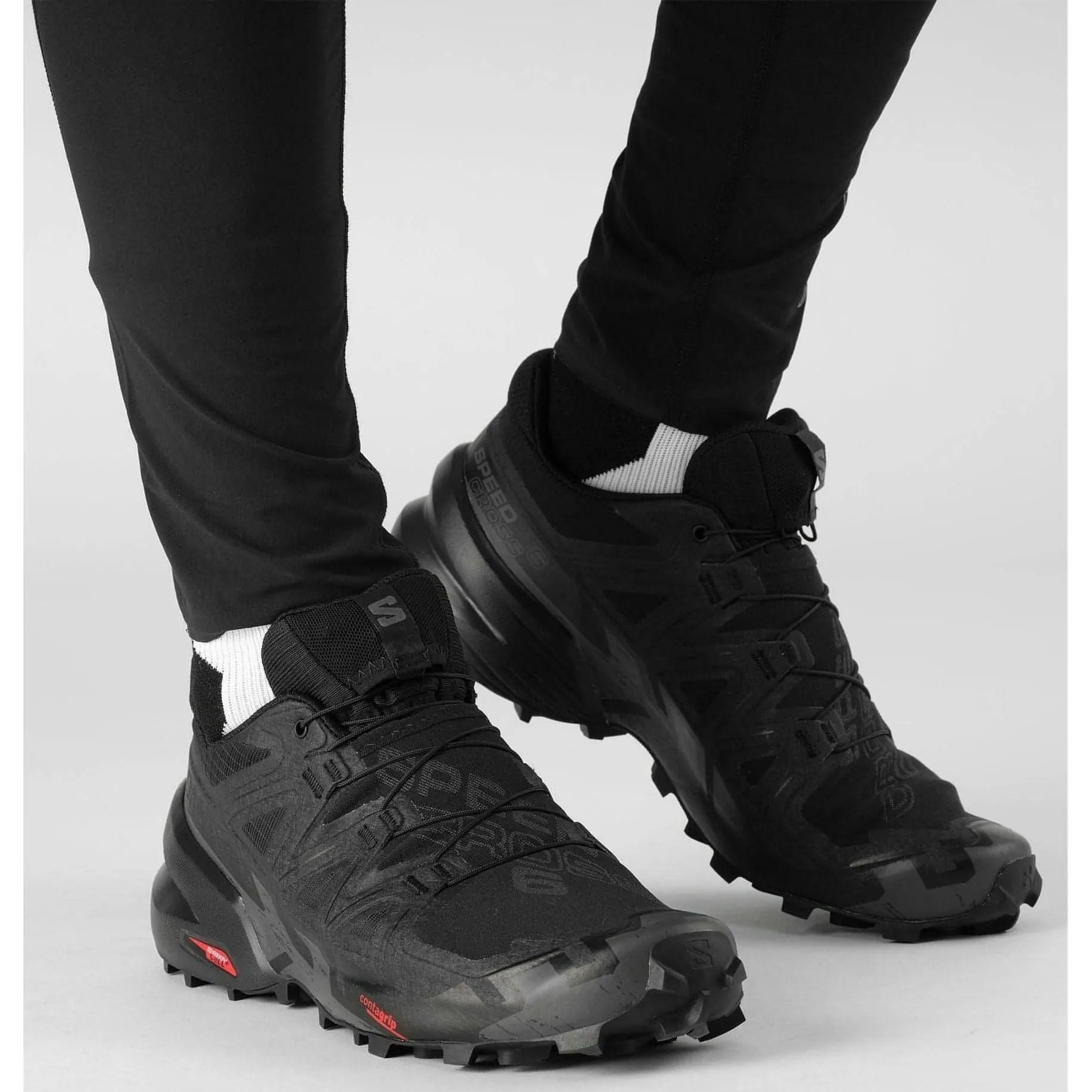 Salomon Speedcross 6 Mens Trail Running Shoes - Black