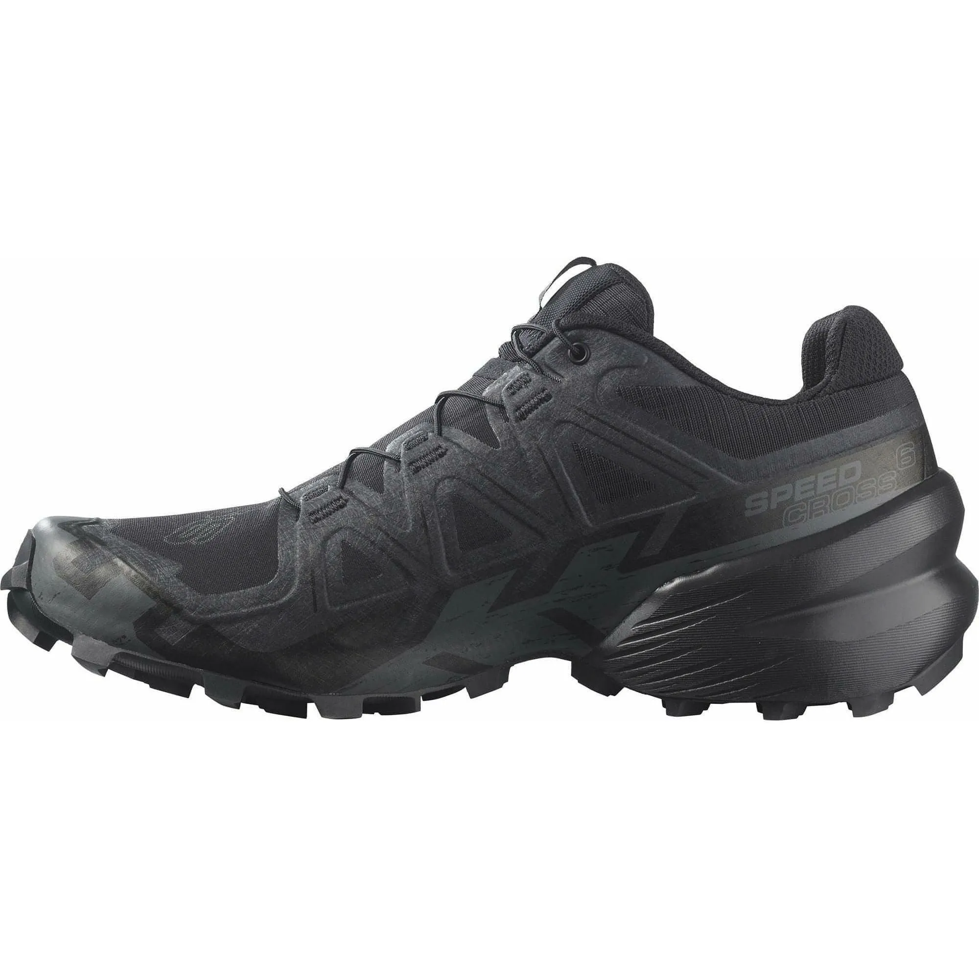 Salomon Speedcross 6 Mens Trail Running Shoes - Black