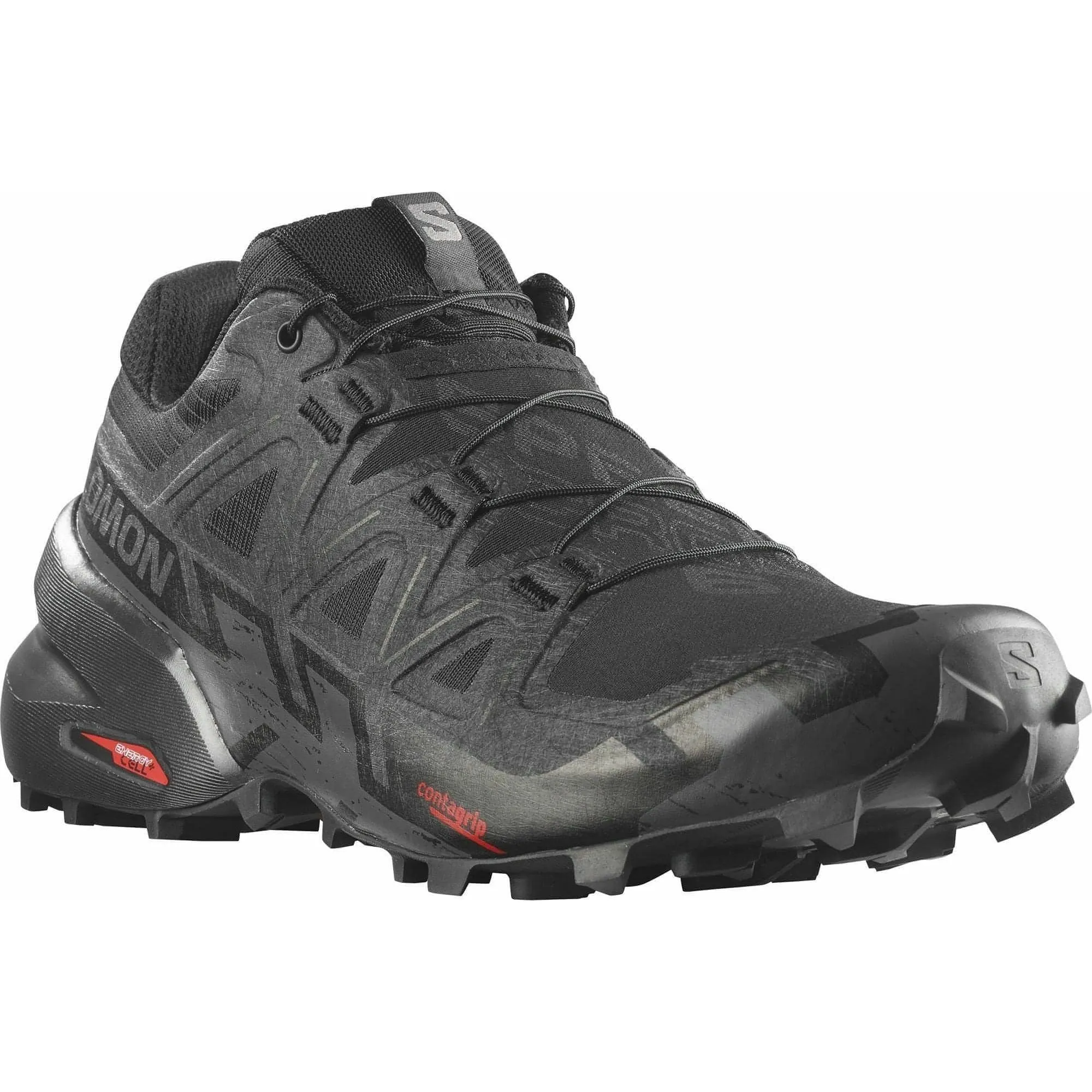 Salomon Speedcross 6 Mens Trail Running Shoes - Black