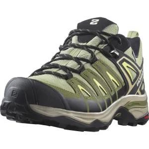 Salomon Women’s X Ultra Pioneer ClimaSalomon Waterproof Trail Running Shoes - Moss Gray/Deep Lichen Green/Sunny Lime - 11