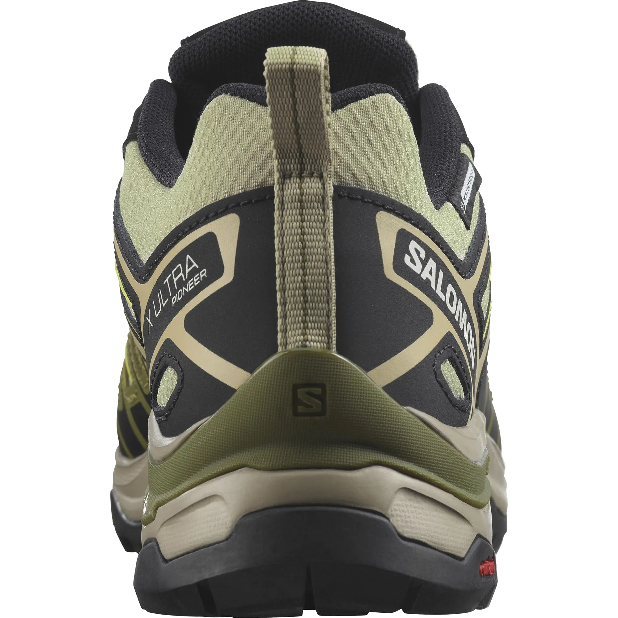 Salomon Women’s X Ultra Pioneer ClimaSalomon Waterproof Trail Running Shoes - Moss Gray/Deep Lichen Green/Sunny Lime - 11