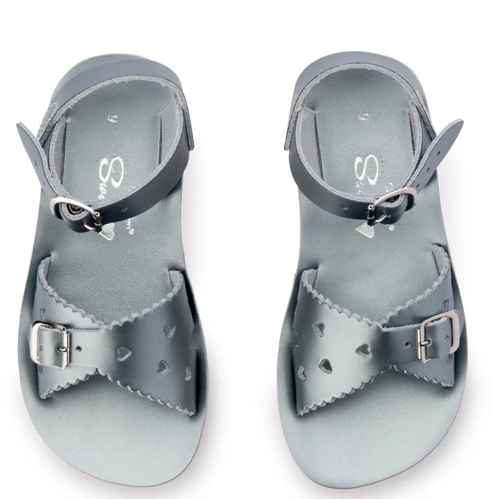 SALTWATER SWEETHEART SANDAL PEWTER