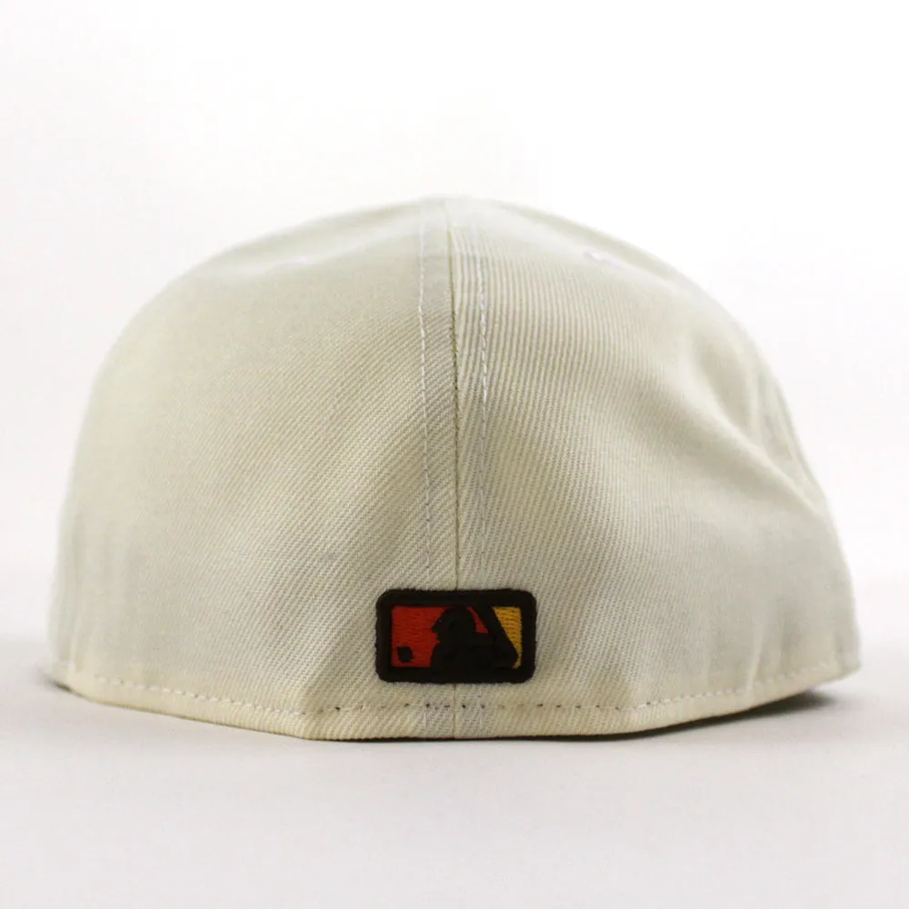 San Diego Padres (Slam Diego) Petco Park New Era 59Fifty Fitted Hat (Chrome White Walnut Green Under Brim)