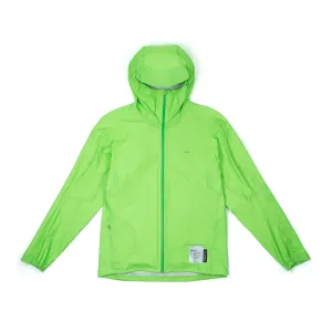 Satisfy Pertex® 3L Fly Rain Jacket - Neon Green