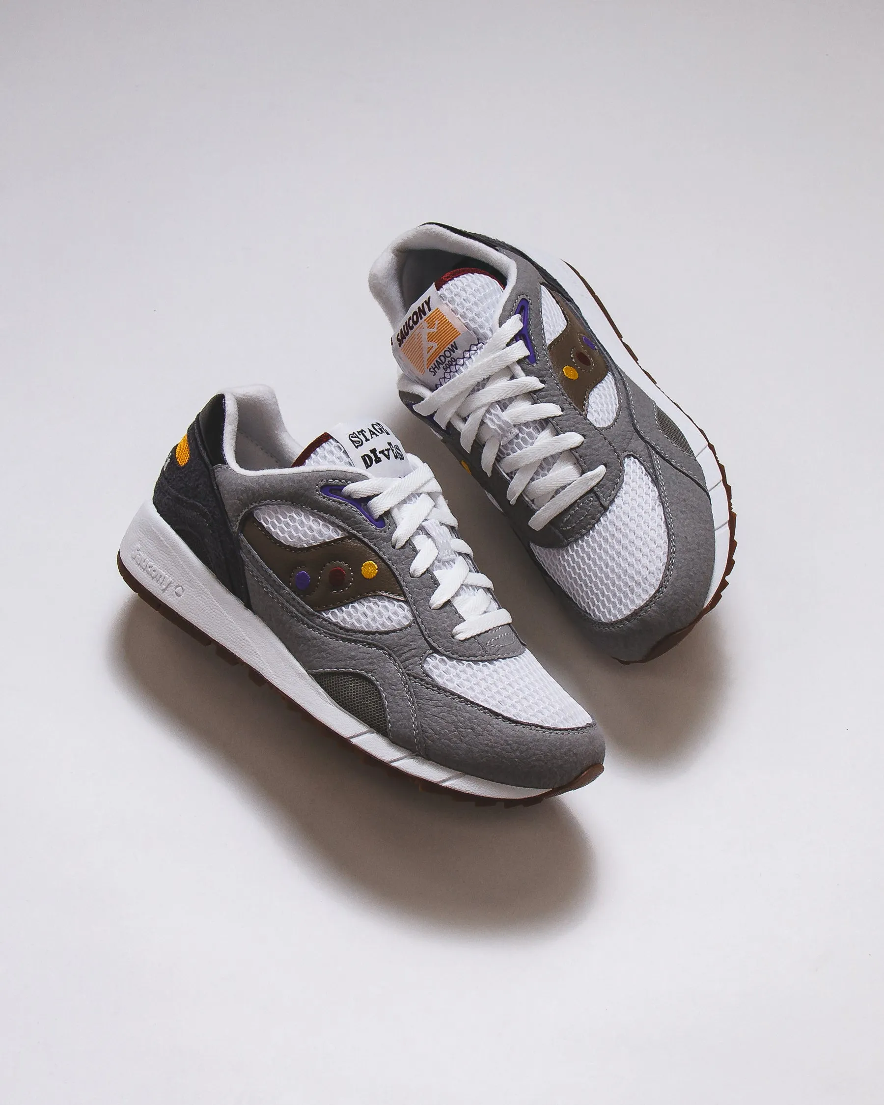 Saucony Men Shadow 6000 Stage Dive White Grey S70903-3
