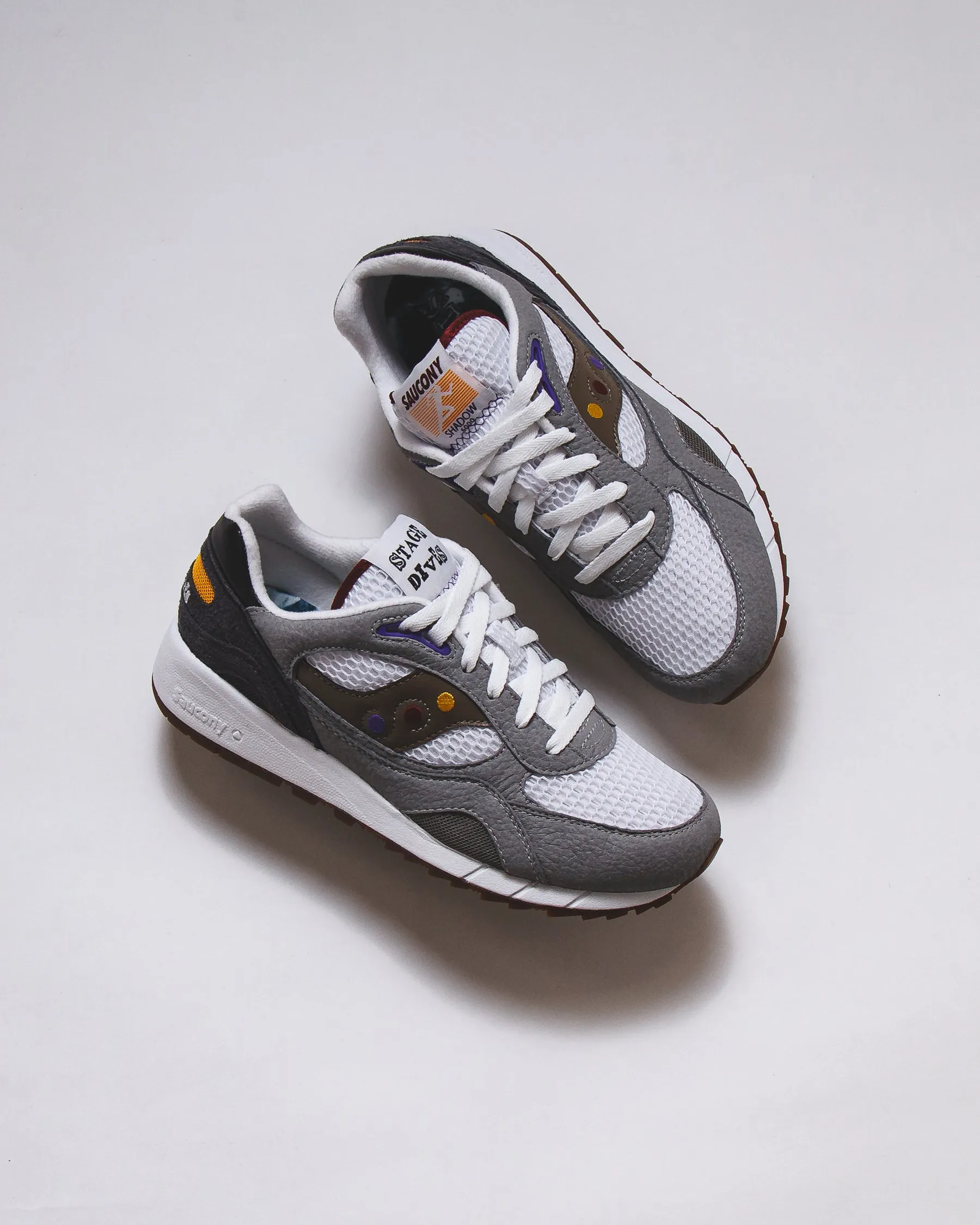 Saucony Men Shadow 6000 Stage Dive White Grey S70903-3