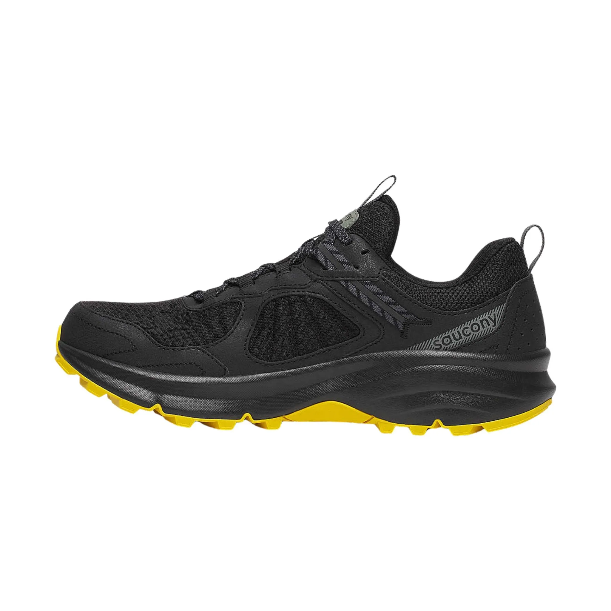 Saucony Men's Excursion TR17 GTX Trail Shoes - Black/Oak