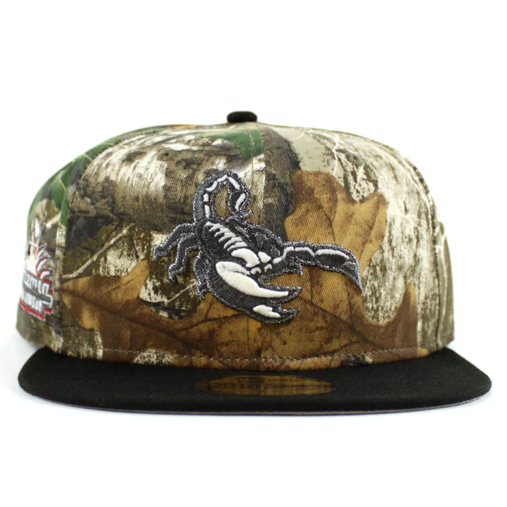 Scottsdale Scorpions New Era 59Fifty Fitted Cap (Real Tree Camo Black Gray Under Brim)