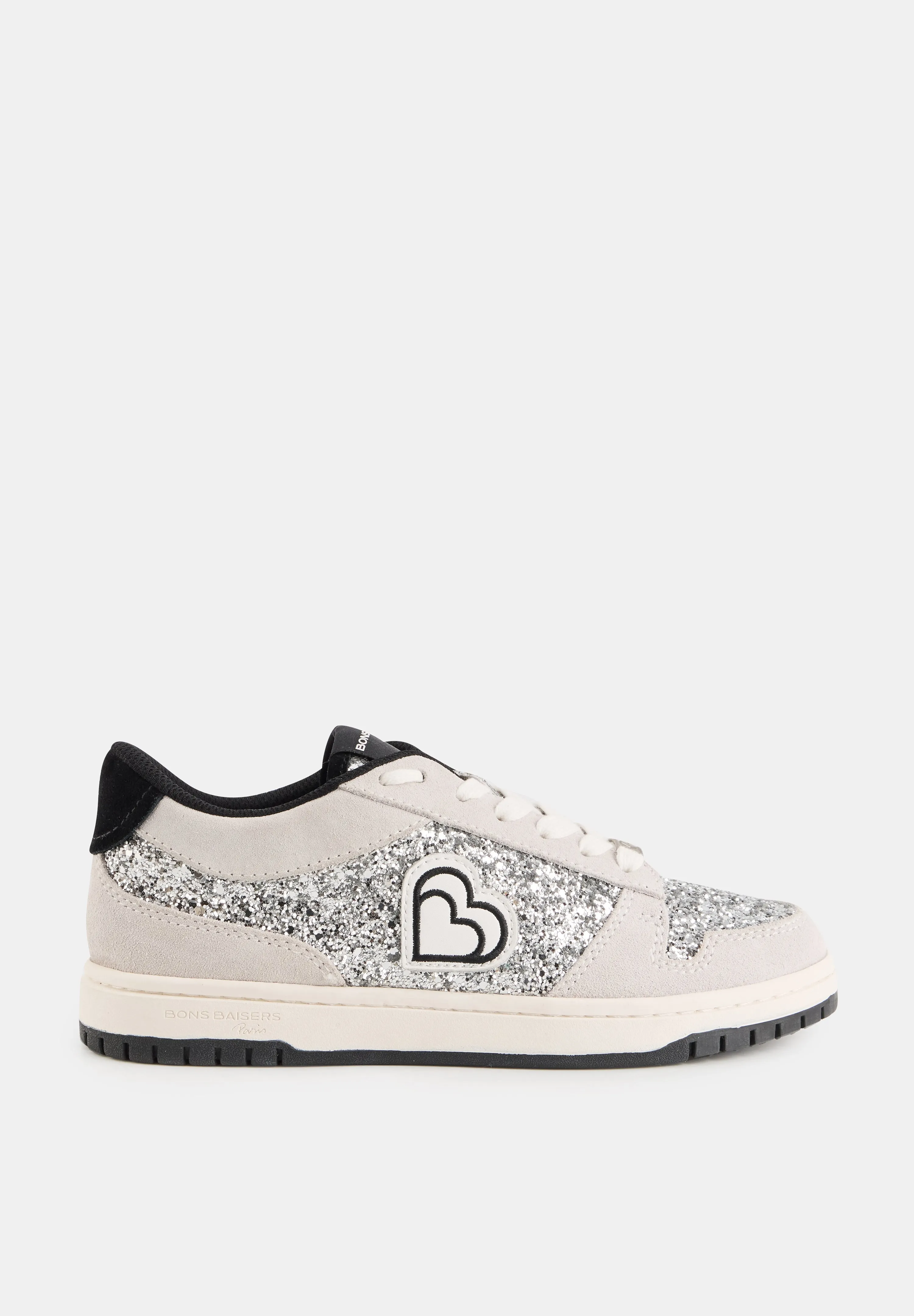 Serena-Gris Glitter Silver